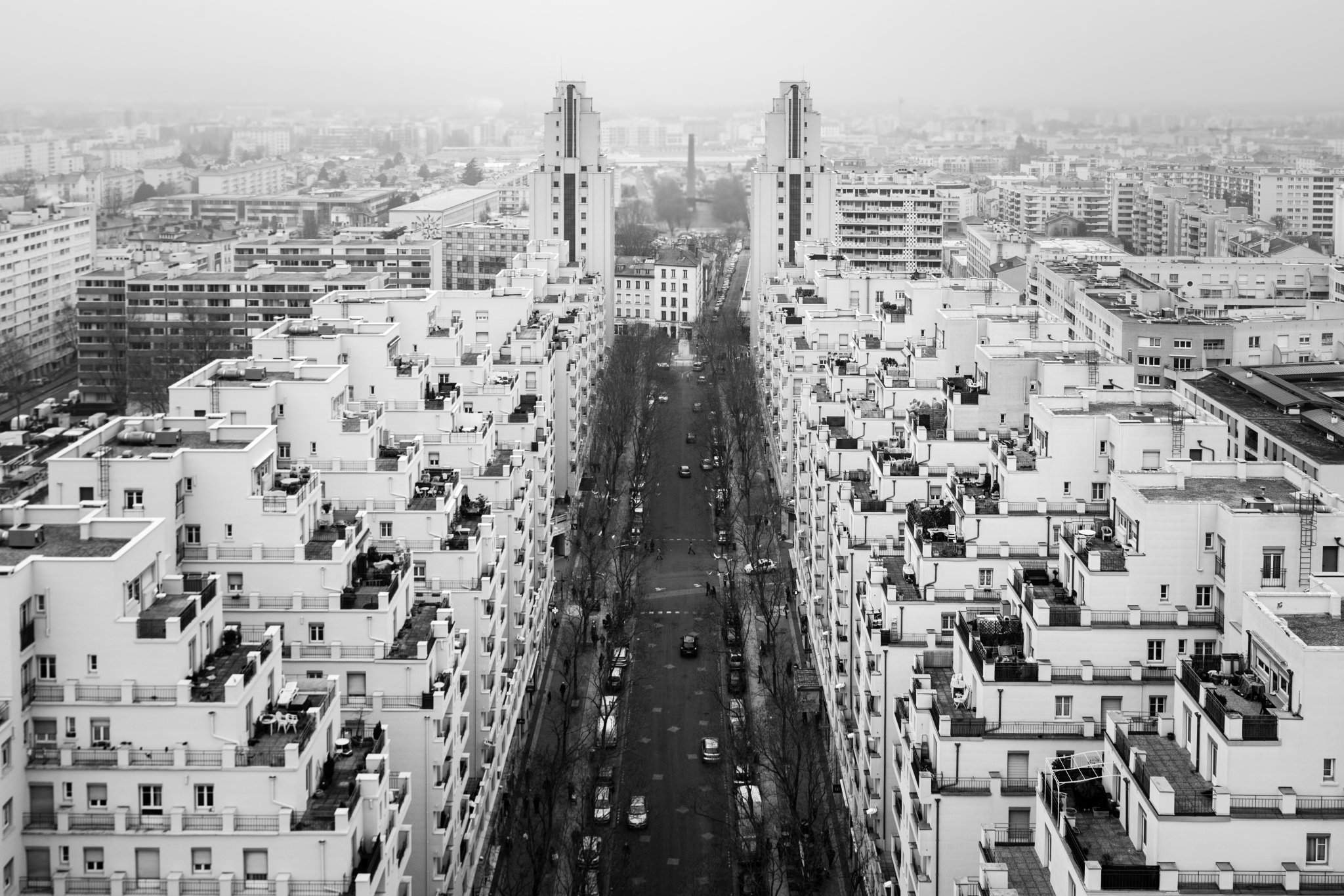 Photographe Lyon Villeurbanne - paysage Gratte-Ciel