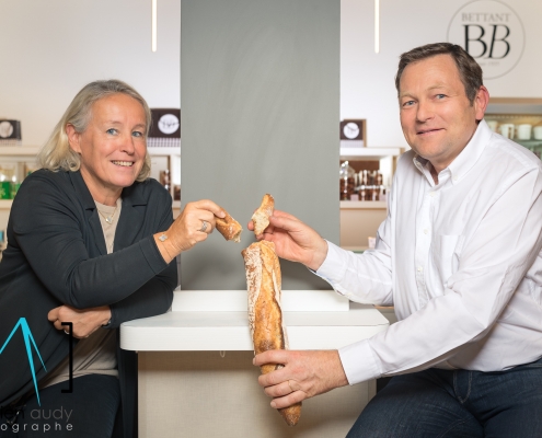 Photographe Lyon Villeurbanne - portrait professionnel artisan commerçant entreprise - Corinne et François Bettant - La Maison Bettant - Gratte-Ciel