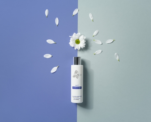 Aurélien AUDY Photographe Lyon - photo produit cosmétique illustration vue top mise en scène