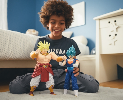 campagne publicité shooting lifestyle jouets Bandai